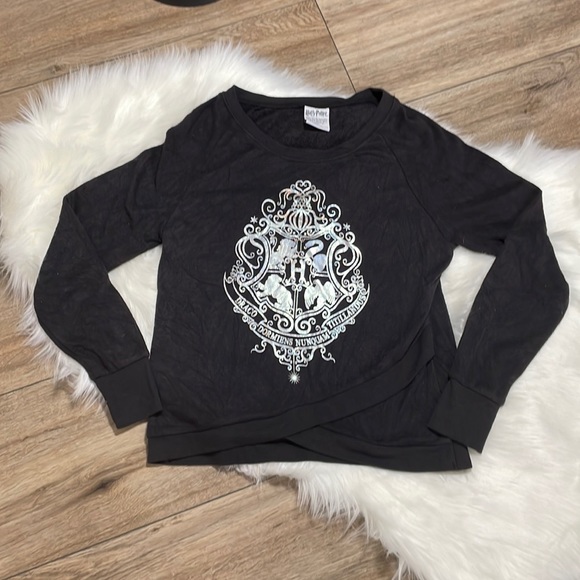 Harry Potter Black Womens Soft Crewneck Sweatshirts Size Small - Picture 1 of 9